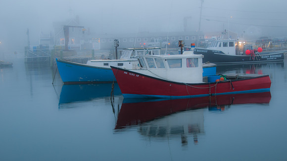Rockport Harbor Fog