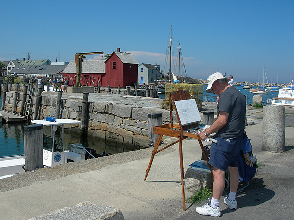 The Most Painted Building in the World, Motif #1, Rockport, MA