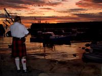 Bagpiper at Lanes Cove